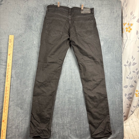 Signature by Levi Strauss Men’s Black Skinny Jeans 32x34 - Picture 6 of 10